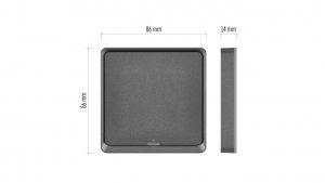 GoSmart Przenośny kontroler scenerii IP-2001ZB, ZigBee 3.0, jednoprzyciskowy H5014
