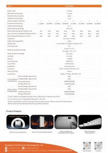 Felicity Dodatkowa Bateria FLS48100SMG1 5.12kWh 51.2V (niskonapięciowy)