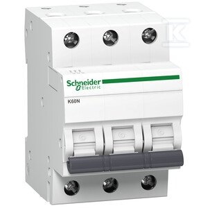 Wyłącznik nadprądowy K60N-C63-3 C 63A 3-biegunowy A9K02363