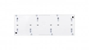 MADERA Gniazdo hermetyczne potrójne z/u IP44 z przesłonami klapka przezroczysta białe GNH-3NZP/00/d