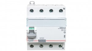 Wyłącznik różnicowoprądowy 4P 40A 0,3A typ A-S P304 DX3 411800