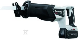 Zestaw PANASONIC Piła szablasta Lisica 18V z 2 x 18V 5.0Ah + ładowarka, z Systainer (14.4V współpracująca)