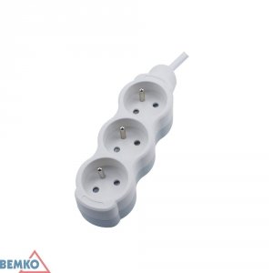 PRZEDŁUŻACZ NA 3X 2P+Z 1.0MM X 5.0M