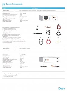 DEYE Jednostka sterująca HV BOS-G-PDU-2+PODSTAWA