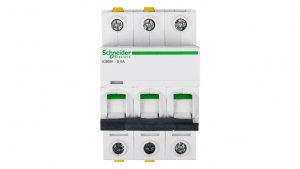 Wyłącznik nadprądowy 3P B 6A 6kA AC iC60N-B6-3 A9F03306