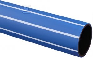 Rura Tytan typ 2/2 wodociągowa PE100-RC 40x3.7mm, zwój 100m, PN16 SDR11, kolor niebieski (z białym paskiem), dwuwarstwowa 3721368760