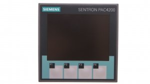 Analizator parametrów sieci PAC4200 x/1A x/5A licznik energii kl.0,2 MODBUS TCP/IP RJ45 2DI 2DO 95-240VAC 7KM4212-0BA00-3AA0