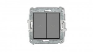 ICON Mechanizm łącznika żaluzjowego z podtrzymaniem szary mat 27IWP-88