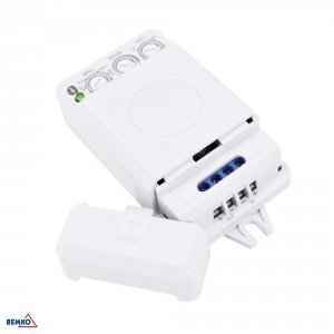 CZUJNIK MIKROFALOWY 120W 360* IP20 PROSTOKĄTNY BIAŁY 24VDC