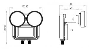 KONWERTER INVERTO MONOBLOCK TWIN; 7235