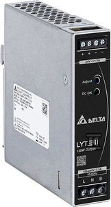 DELTA LYTE II, zasilacz na szynę DIN 24V/5A 120W DRL