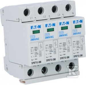 Ogranicznik przepięć typ 1+2 (klasa B+C) SPBT12-280/4 158331