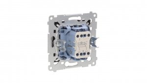Simon 54 Łącznik krzyżowy z podświetleniem, szybkozłącza, antracyt DW7L.01/48