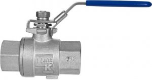 ZAWÓR KULOWY TYP:604, 1  2-EL. Z BLOKAD