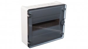 Rozdzielnica modułowa 1x12 natynkowa IP40 Golf (drzwi transparentne) VS112TD
