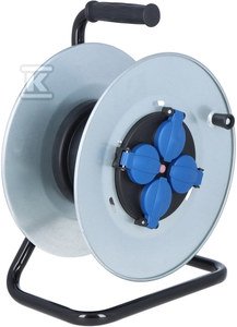 Rozgałęźnik na bębnie metalowym MIDI - 290 4x230V IP44 + termik