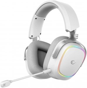 Słuchawki Rampage RETSU Słuchawki bezprzewodowe nauszne BT 2.4G RGB białe 