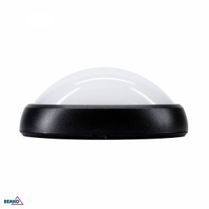 Plafoniera LED KANLO czarna 8W IP54 4000K 580lm owalna C45-KAN-08-BL-4K (MGWT)