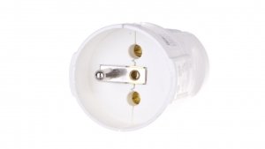 Gniazdo przenośne 10/16A 2P+Z 230V białe IP20 08224