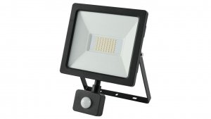 Projektor LED 50W 5700lm 4000K Premium z czujnikiem czarny IP65 GW-0015