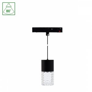 SYSTEM SHIFT BASIC - HANGIT CRYSTAL OPRAWA ZWIS 55X110MM (1100MM WIRE) 7W 2700K CZARNY