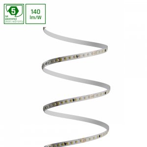 PASEK LED 2835 24V 160LED 18W/m 2520lm/m WW 10mm IP20 5LAT 5m roll