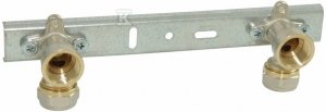 Płytka montażowa 150mm z kolankami skręc. GW 16mm x 1/2 Onnline SPL-150_ON