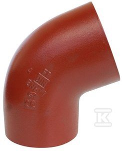 Kolano żeliwne SML 100/68 (żeliwo szare bezkielichowe) 10113