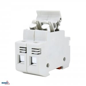 PODSTAWA BEZPIECZNIKOWA 2-POLOWA DO WKŁADEK 10x38 1000V DC MAX. 32A Z KONTROLKĄ SCHELINGER