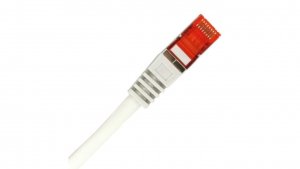 Patch-cord F/UTP kat.6 PVC 0.25m szary KKS6SZA0.25