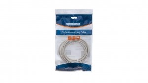 Patch Cord Cat5E UTP 5,0M Szary 100 Miedź 319812