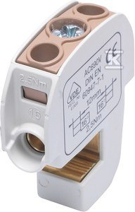 ZACISK IZOLOWANY SBB16 86105 BRĄZ