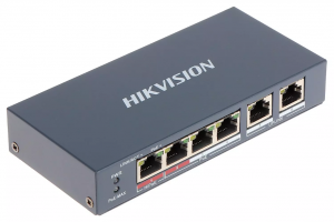 Switch PoE DS-3E0106HP-E 6-Portowy Hikvision