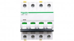 Wyłącznik nadprądowy 4P C 50A 6kA AC iC60N-C50-4 Acti9 A9F04450