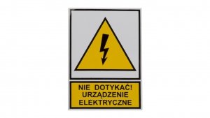 Tabliczka /znak ostrzegawczy/ TZO 52X74S /N.D.U.E./ E04TZ-01011110100 /10szt./