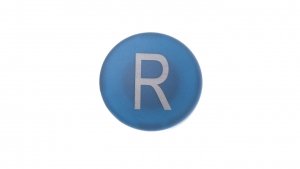 Wkładka przycisku 22mm płaska niebieska z symbolem RESET M22-XD-B-X6 218172