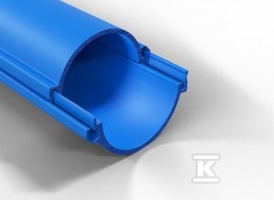 Rura dzielona w odcinkach średnica 110mm QRD 110 NIEBIESKA 071100000301
