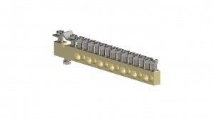 Listwa zaciskowa L-15 mosiężna MSF 2000-18