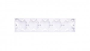 AS Puszka natynkowa pięciokrotna biała PNP-5G/00