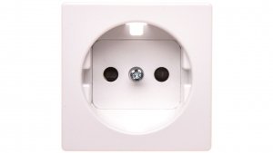 Simon 82 Pokrywa gniazda pojedynczego SCHUKO z/u IP20 biała 82041-30