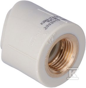 SIODEŁKO GW PP-R 50X1/2  SZARE