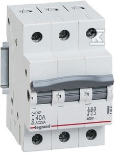Rozłącznik izolacyjny RX3 40A 3P 419327