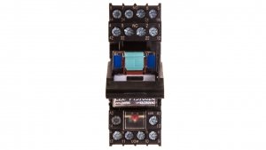 Przekaźnik kompletny serii PT 24V DC styki 4P moduł LED czerwony przył. śrubowe LZS:PT5A5L24