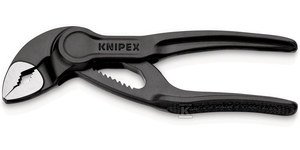 Szczypce nastawne do rur Cobra® XS wytłaczana, chropowata powierzchnia fosforanowana, szara 100 mm