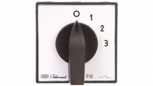 Łącznik krzywkowy amperomierzowy 0-1-2-3 3P 12A IP65 Łuk E12-92 921284