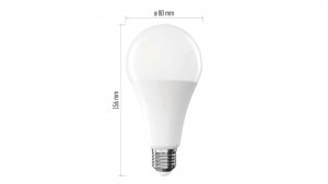 Żarówka LED Classic A80 E27 20W (150W) 2452lm neutralna biel ZQ5E83