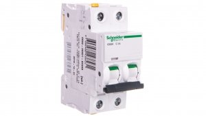 Wyłącznik nadprądowy 2P C 1A 10kA AC iC60H-C1-2 A9F07201