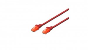 Kabel krosowy (Patch Cord) U/UTP kat.6 czerwony 2m DK-1612-020/R