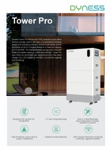 Zestaw Solis 12kW + Dyness Tower PRO TP15 (15.36 kWh)