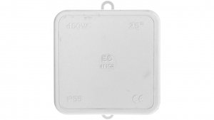 Puszka n/t szara 65x65x32 mm IP55 bezhalogenowa EC411C2